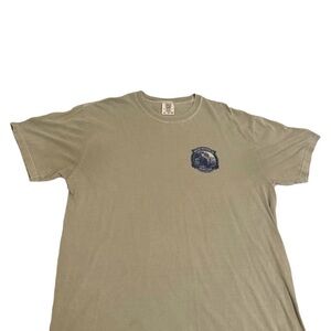 Miller Brewing Co Milwaukee Graphic T-Shirt Comfort Colors Tan Tee Men’s XL